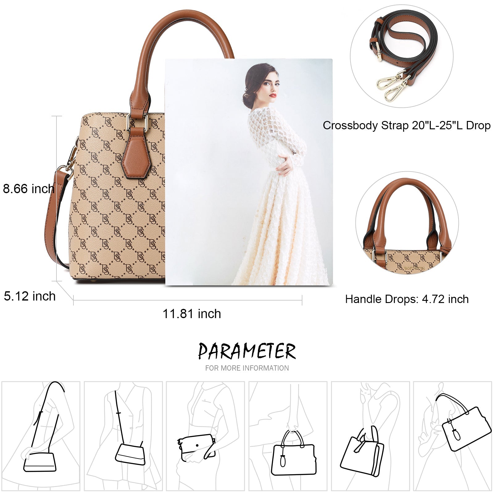 Nevin Stylish and Spacious Tote Handbags for Women