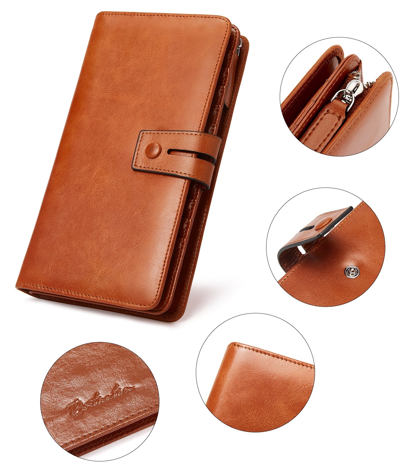 Lnna Checkbook RFID Wallet Cash Clutch Purses —— Superstar