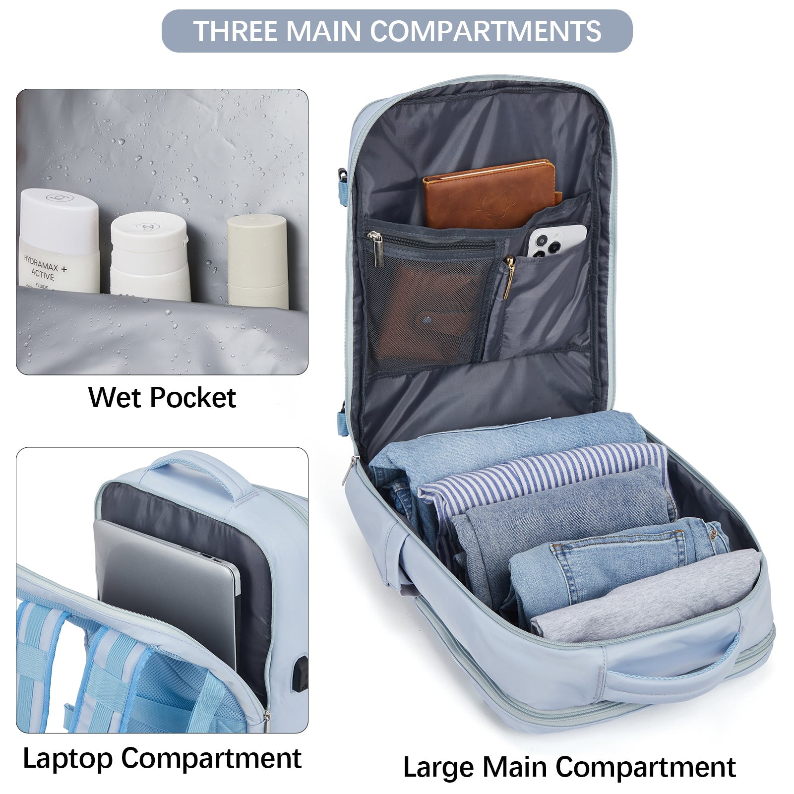 Stylish and Functional Fashion Backpack for Women - Waterproof and Flight Approved