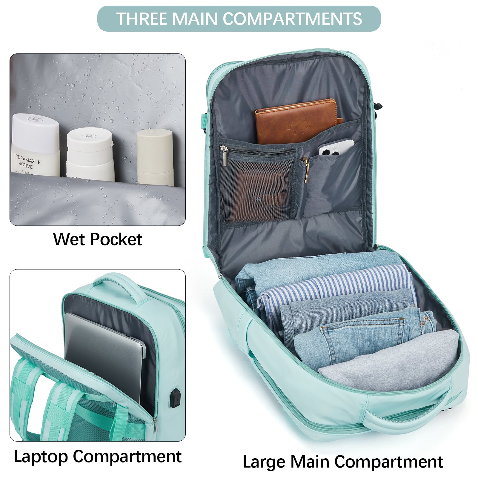 Stylish and Functional Fashion Backpack for Women - Waterproof and Flight Approved