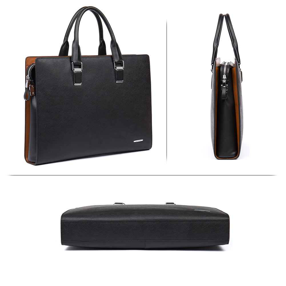 Machk Leather Laptop Briefcase