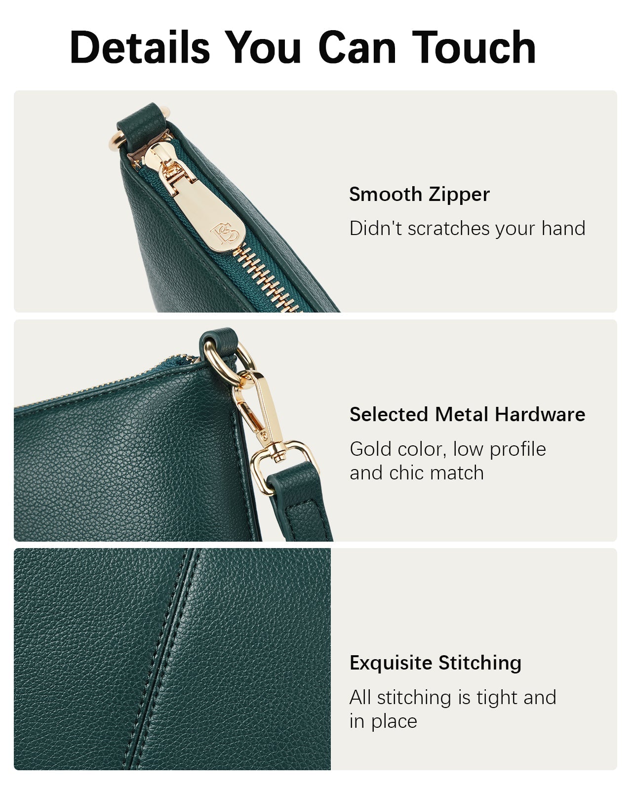 Nola Chic and Sustainable - The Vegan Leather Envelope Clutch Purse