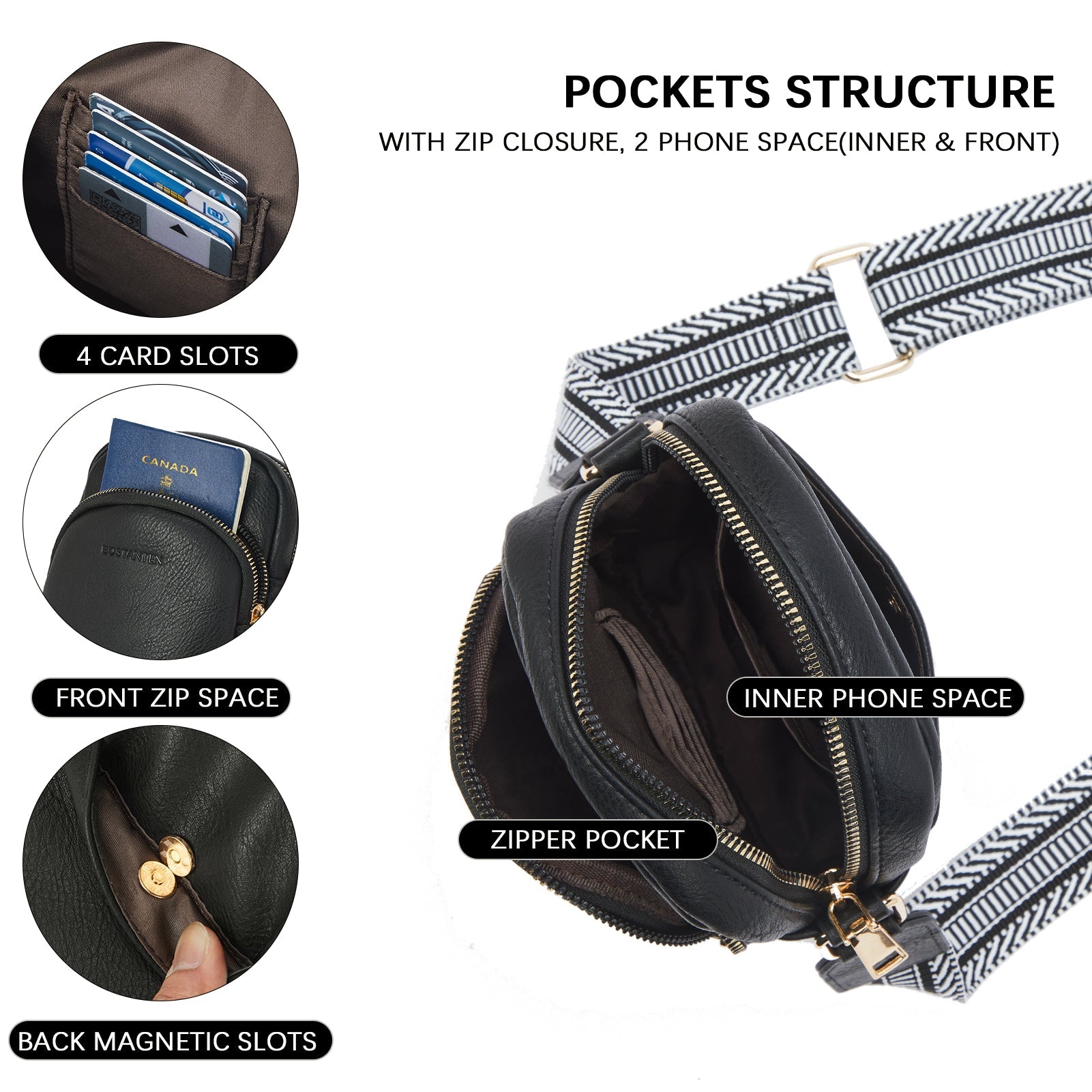 Lotty Chic Small Crossbody Sling Bags for Women
