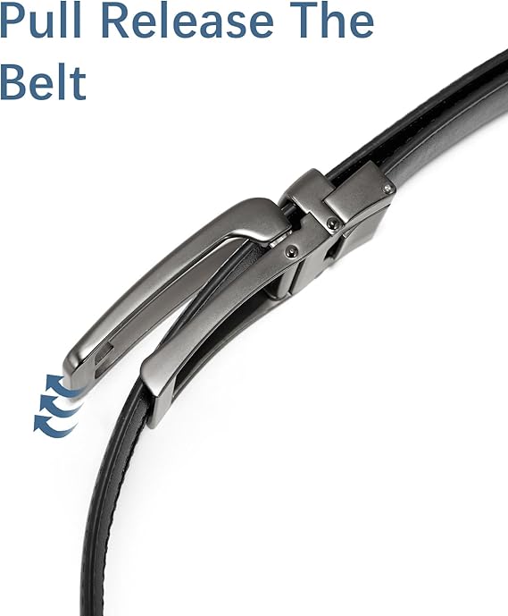 Double Up on Style with Our Two-Pack Leather Belt —Skeleton
