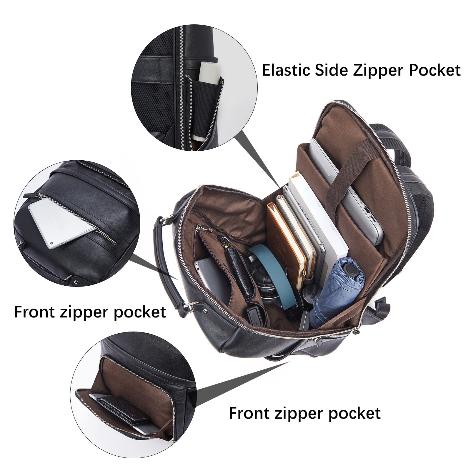 Waterproof College Backpack with Laptop Compartment