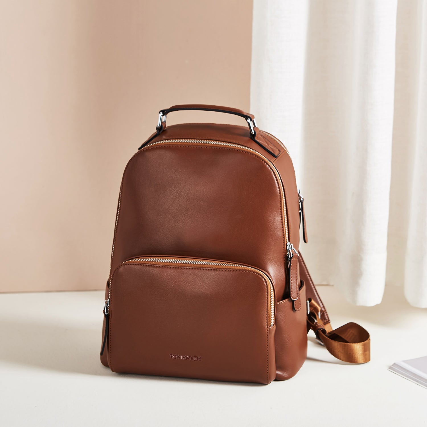 Nombongo Large Leather Backpack — Flexible