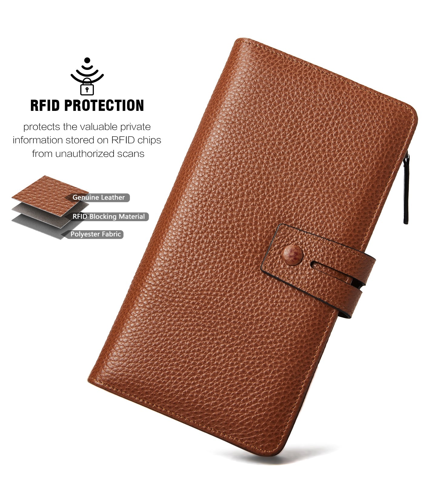 Lnna Checkbook RFID Wallet Cash Clutch Purses —— Superstar