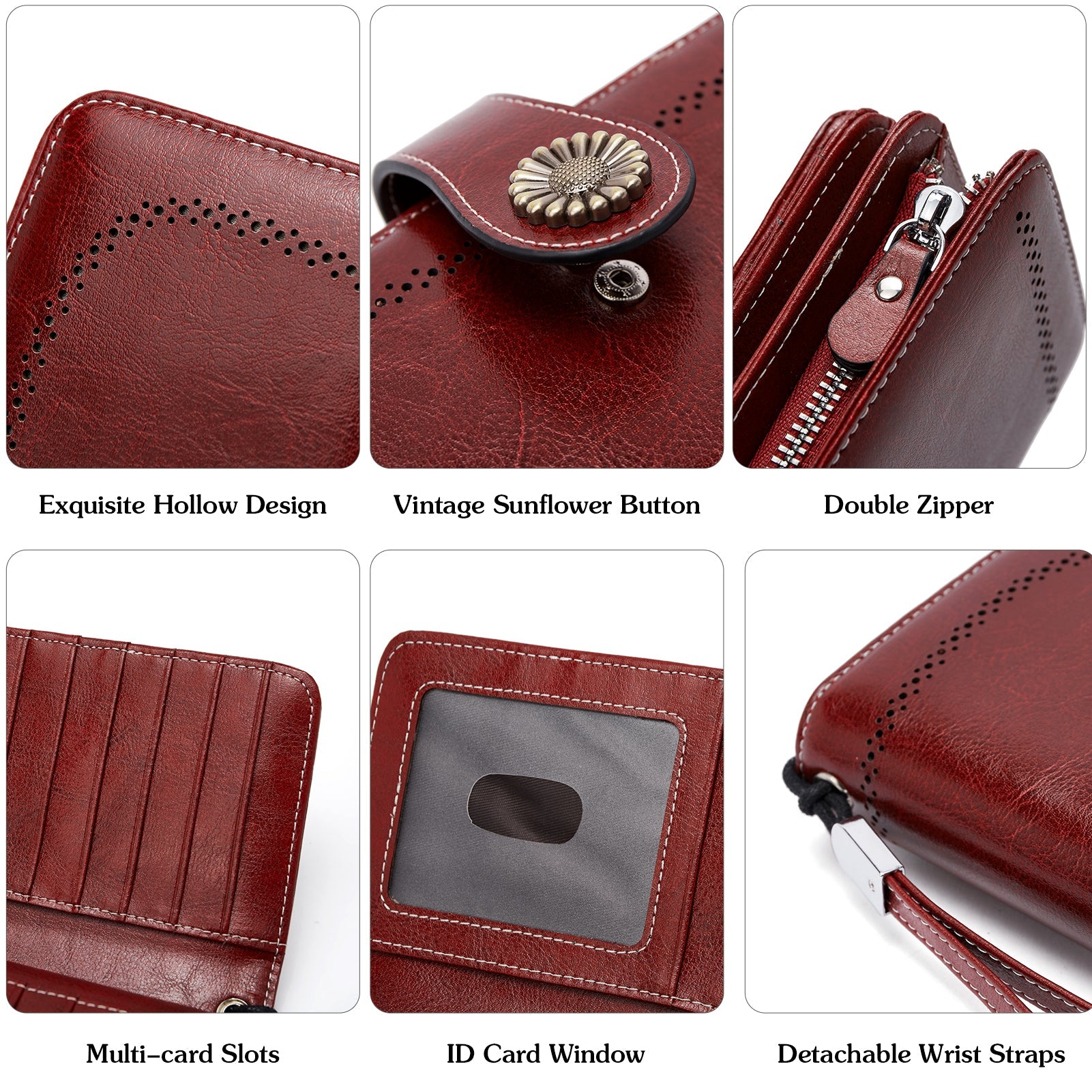 Lomy Big Wallet For Women With Wristlet — Large Capacity