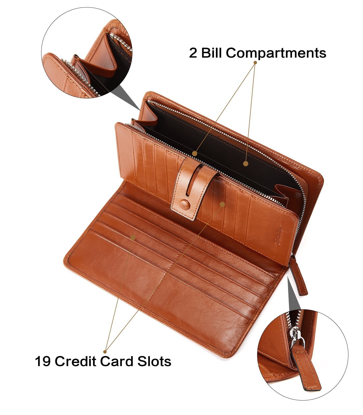 Lnna Checkbook RFID Wallet Cash Clutch Purses —— Superstar