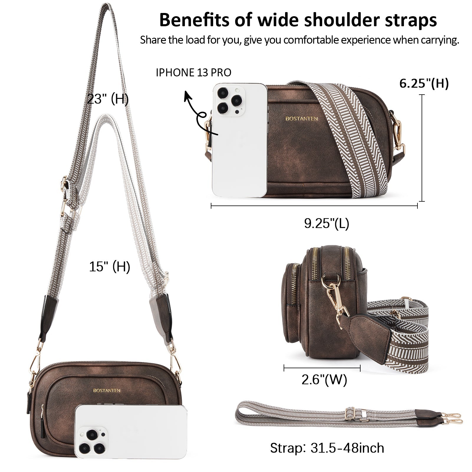 Nola Stay Hands-Free and Organized with a Small Crossbody Purse for Travel