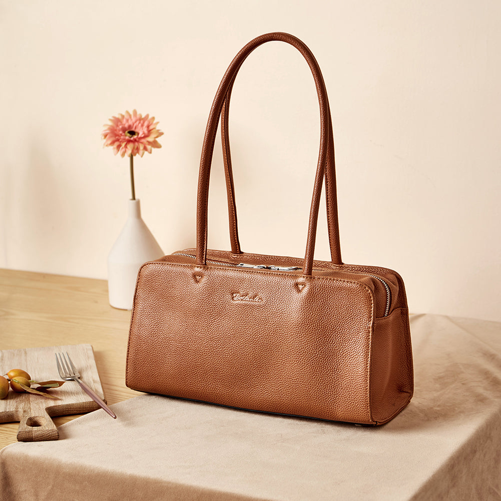 Otilia Functional and Fashionable Leather Shoulder Bag for Ladies