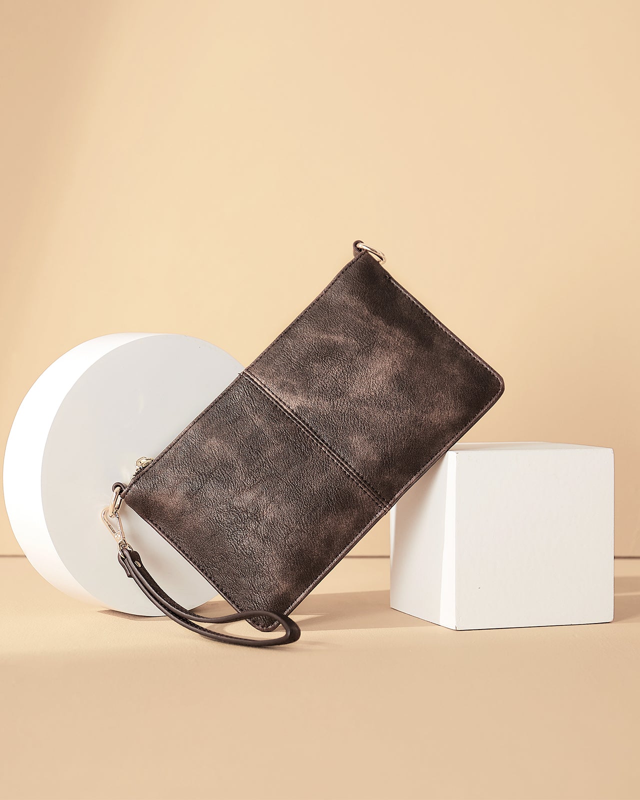 Nola Chic and Sustainable - The Vegan Leather Envelope Clutch Purse