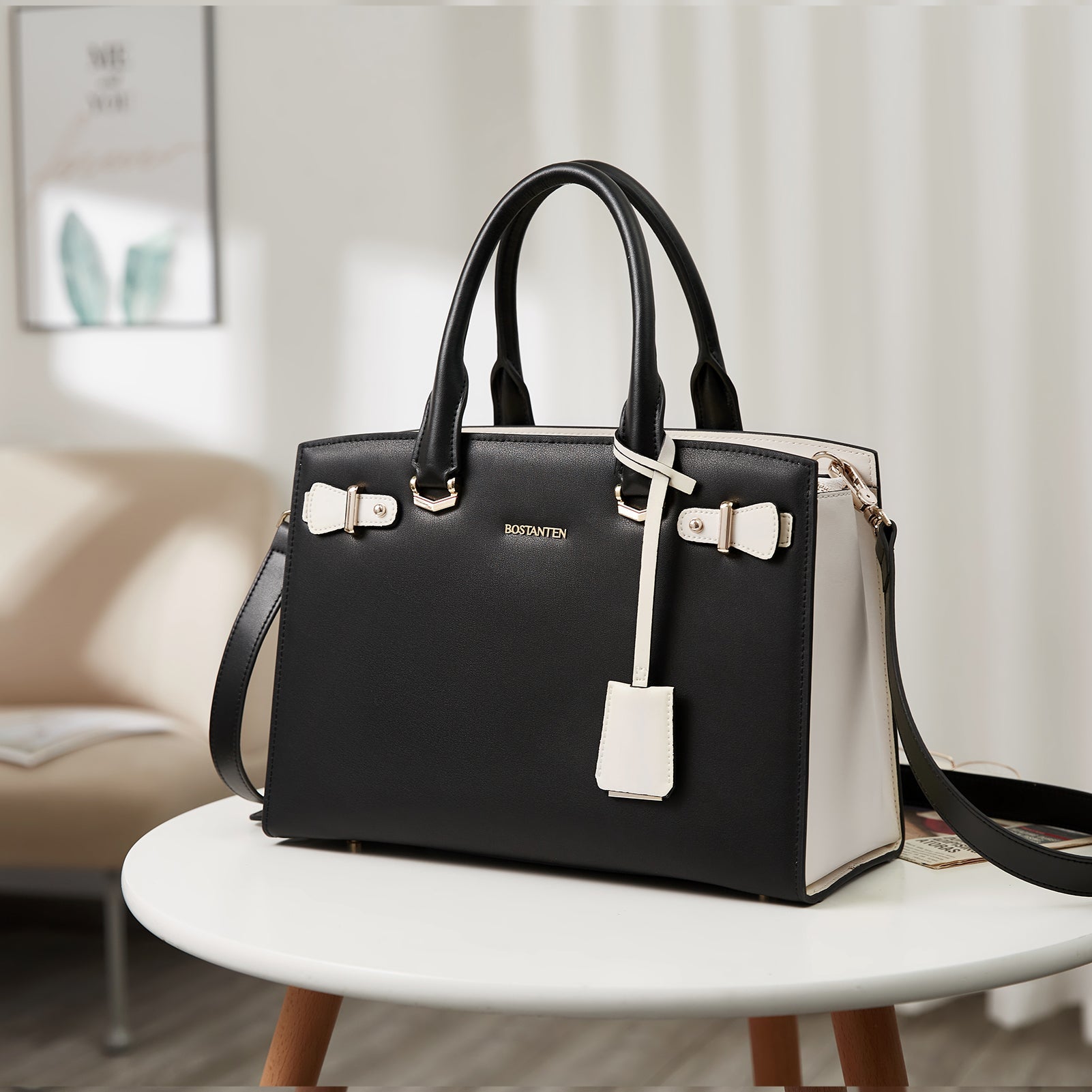 Nevin Elegant Medium Leather Crossbody Bag