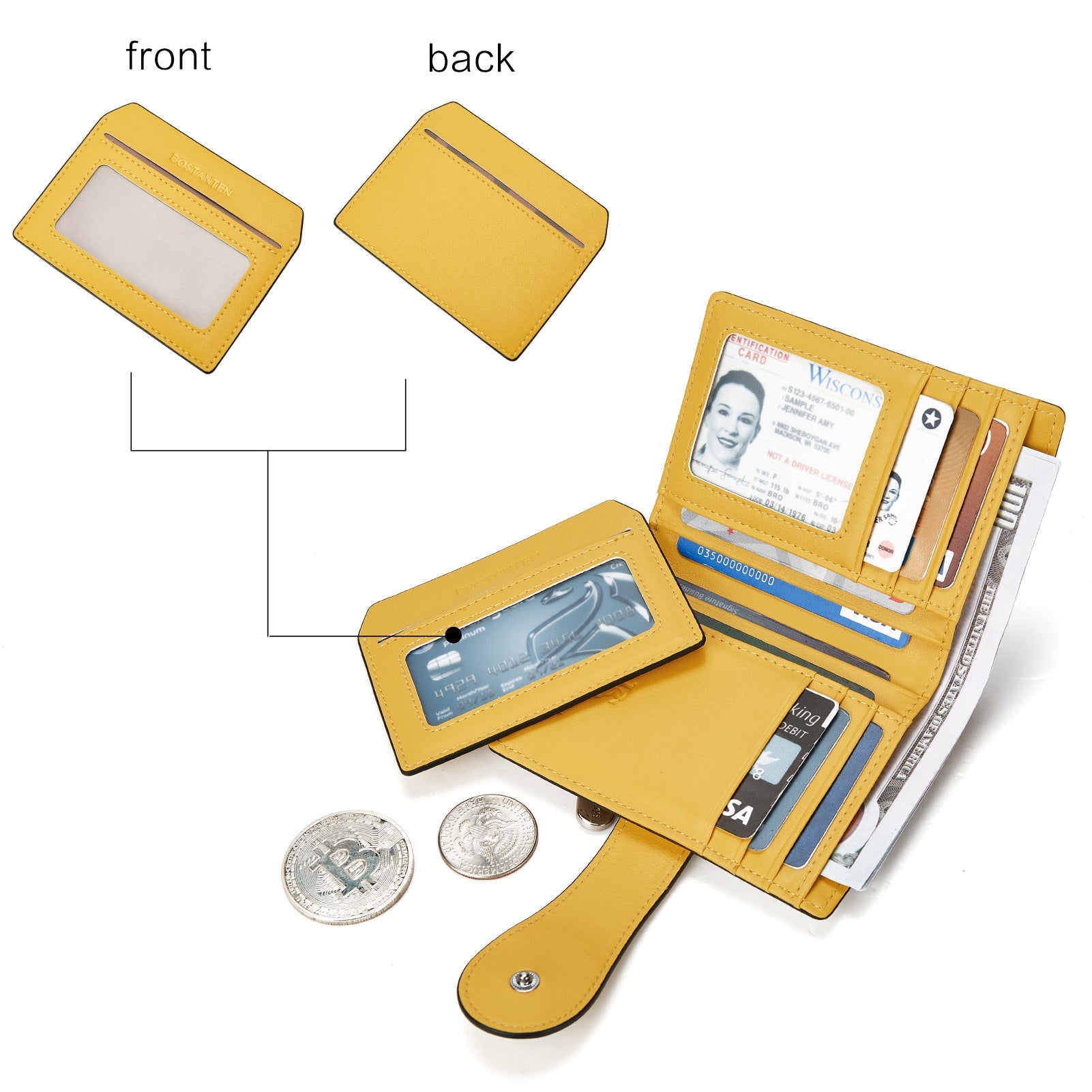 Luna RFID Genuine Leather Wallet