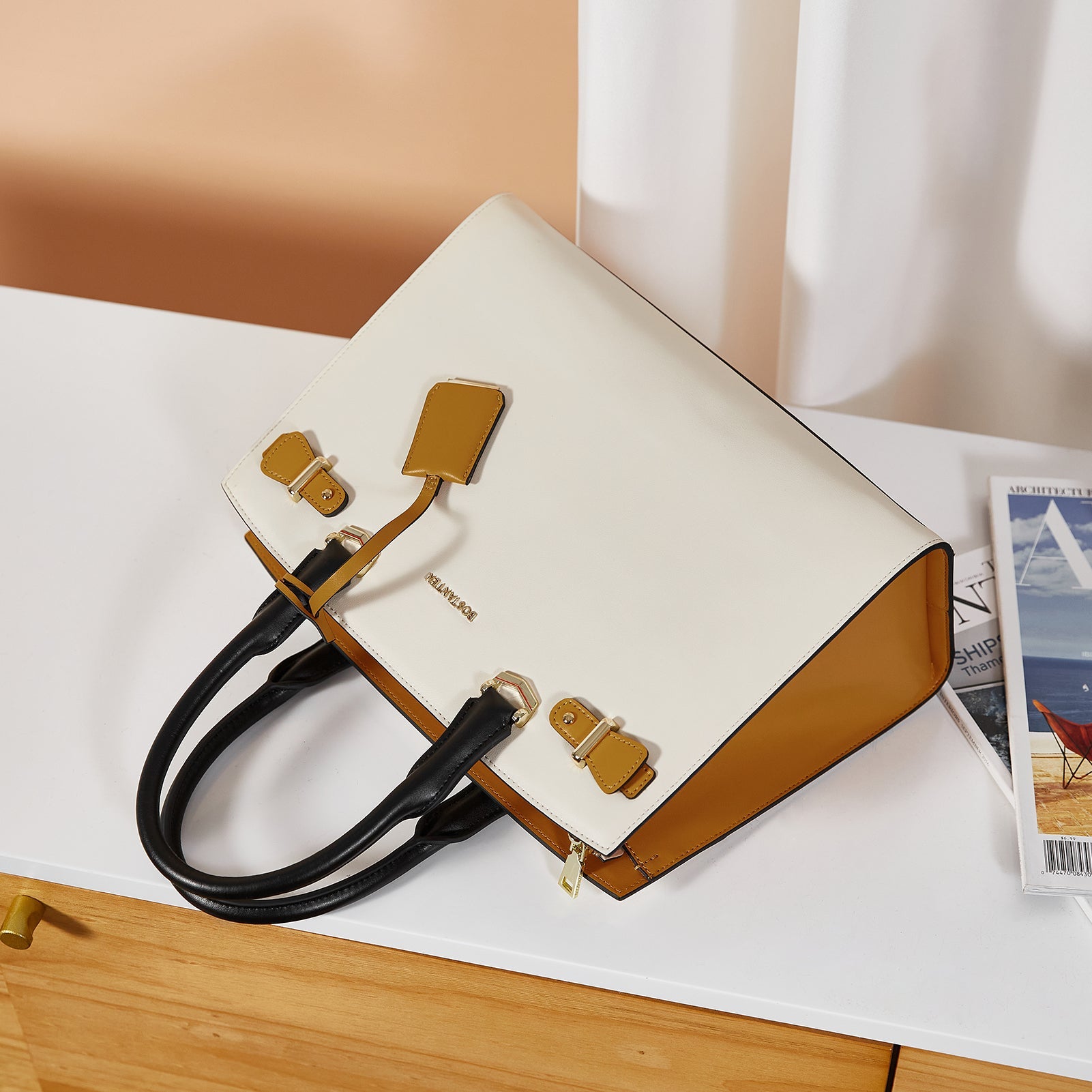 Nevin Elegant Medium Leather Crossbody Bag