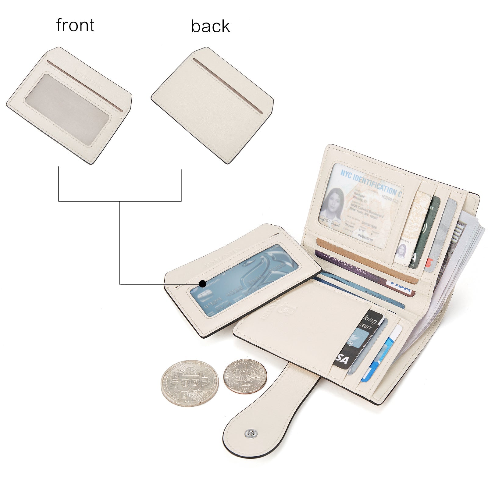 Luna RFID Genuine Leather Wallet