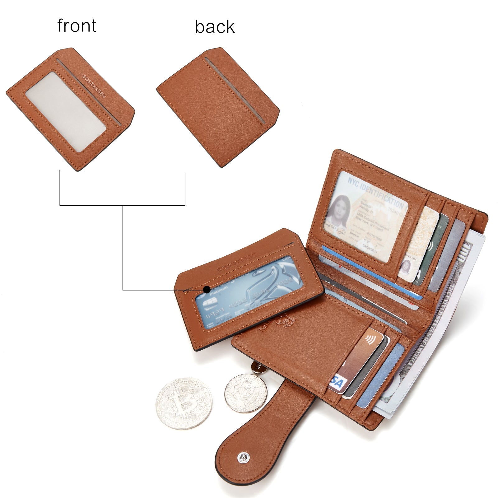 Luna RFID Genuine Leather Wallet