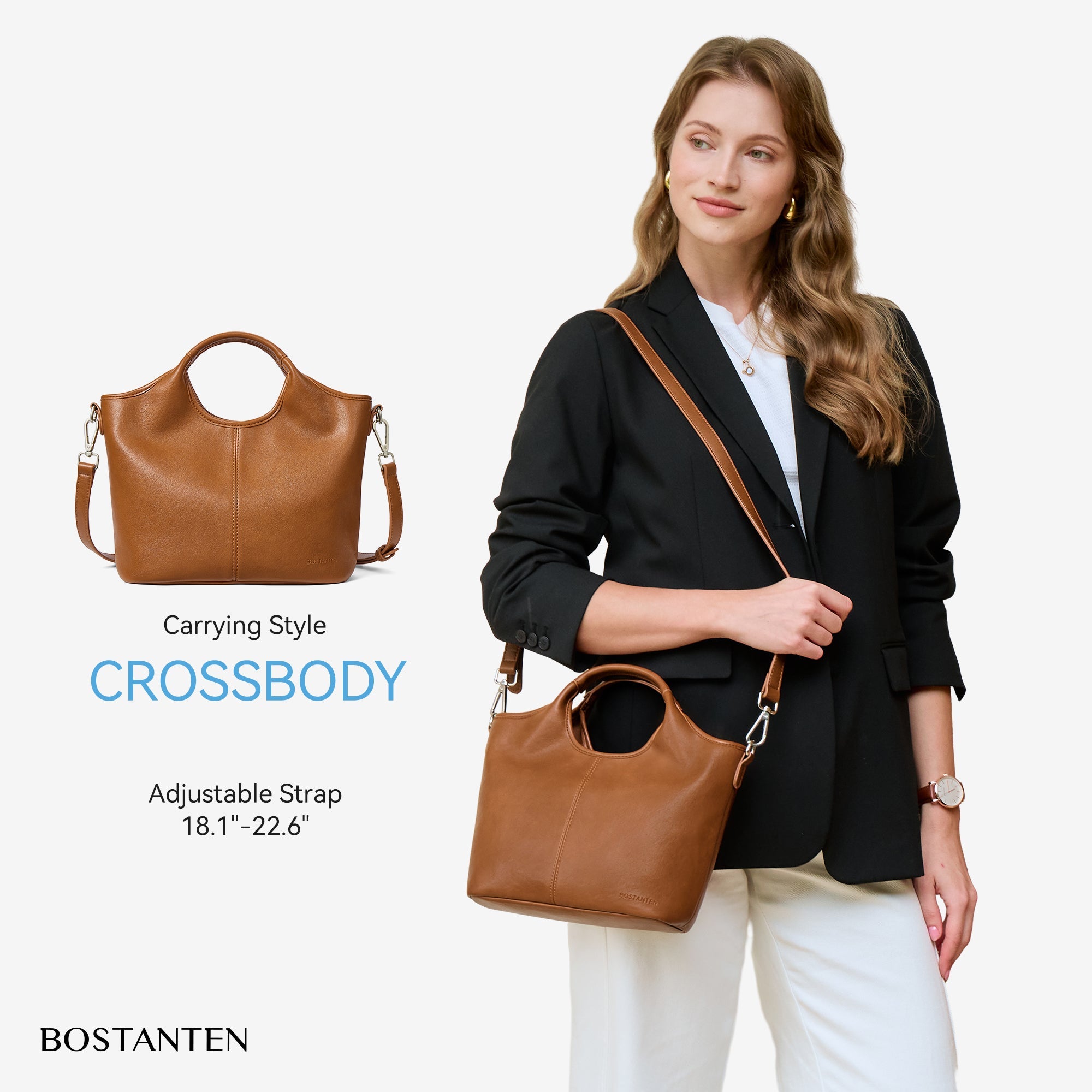 Nevin Vegan Leather Daily Tote Satchel
