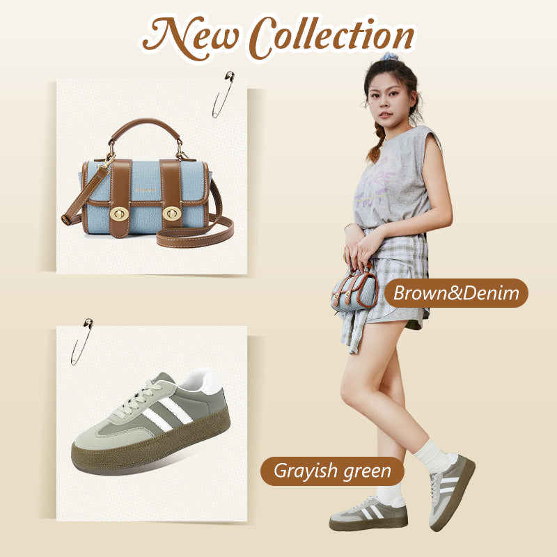 [Kelly Shoes] Bostanten Shoes Sneakers Women's Sam-ba Shoes casual New