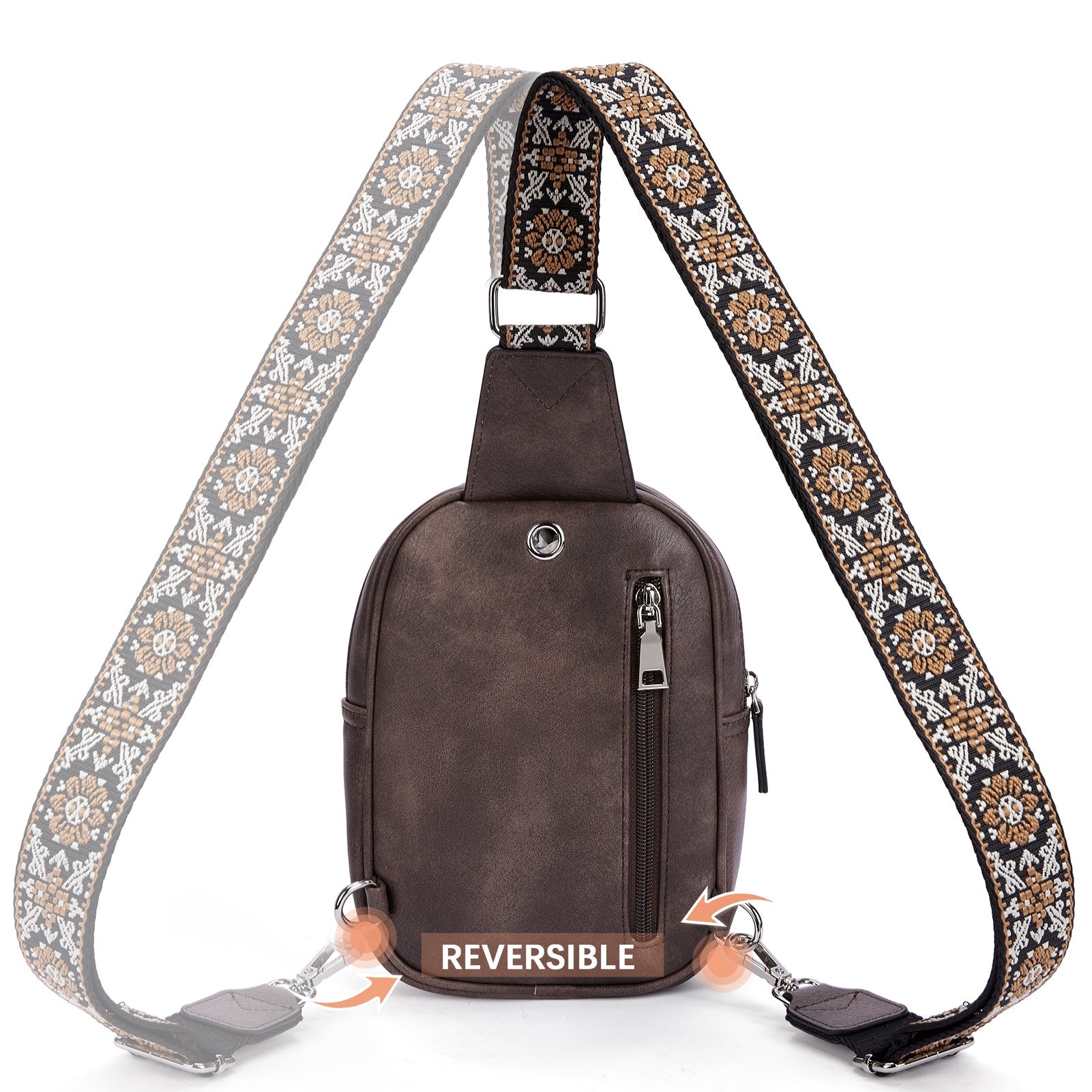 Aurora Anti-Theft Bohemian Shoulder Strap Crossbody Bag