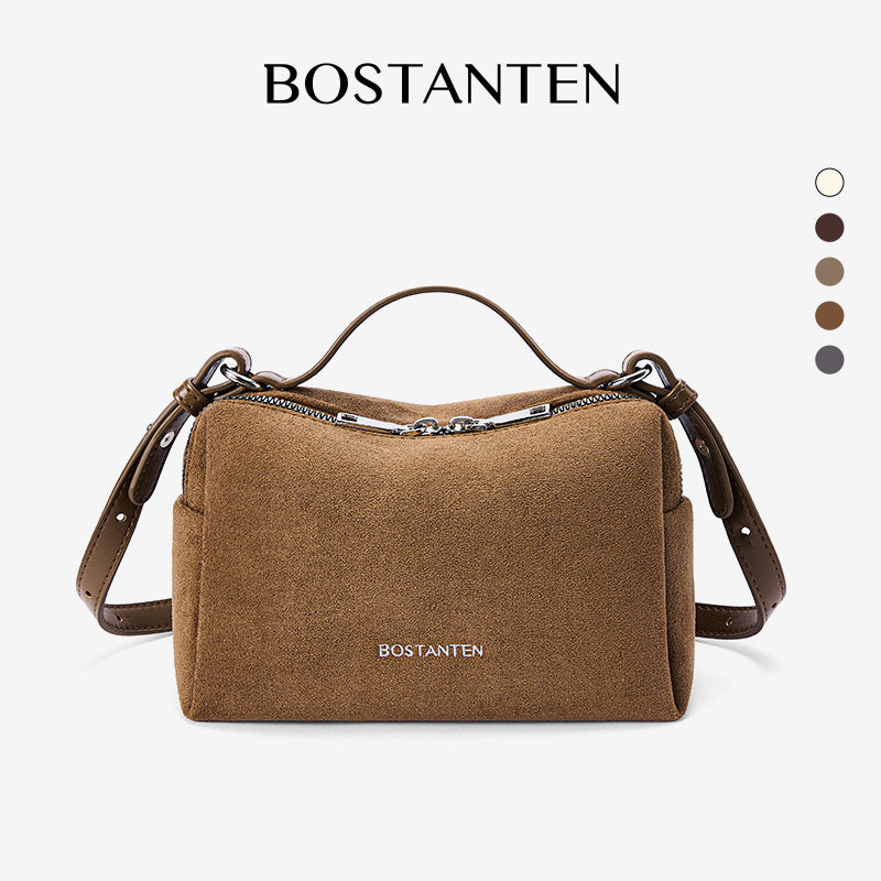 [Vanity Bag] BOSTANTEN Crossbody Bag Women's Premium Synthetic leather & Suede - Versatile 3in1 Handheld Crossbody Bag