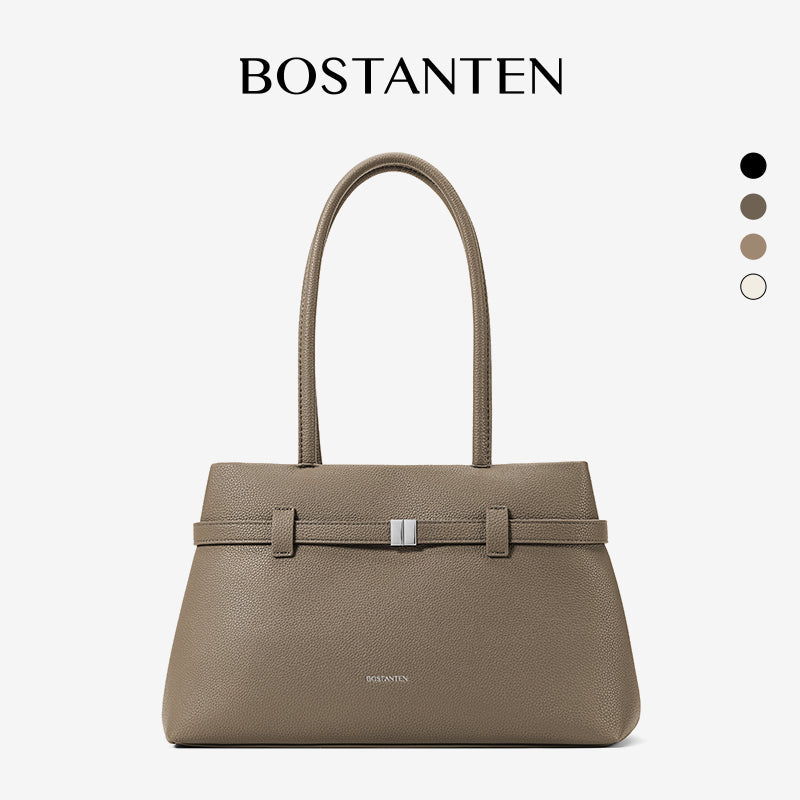 [Lock Tote bag] BOSTANTEN Tote bag PU leather Crossbody Bag Handbag Women's Korean Style Tote bag Women's