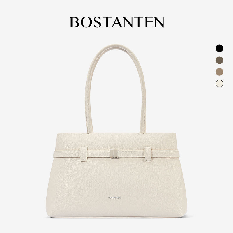 [Lock Tote bag] BOSTANTEN Tote bag PU leather Crossbody Bag Handbag Women's Korean Style Tote bag Women's