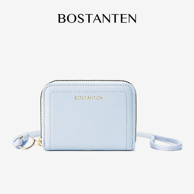 [Vallen Wallet] BOSTANTEN Small Wallet Women's 2 in 1 with strap Color Variatif