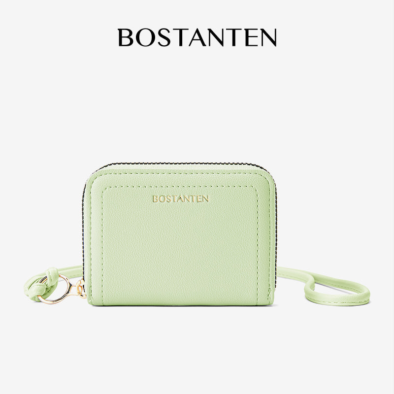 [Vallen Wallet] BOSTANTEN Small Wallet Women's 2 in 1 with strap Color Variatif