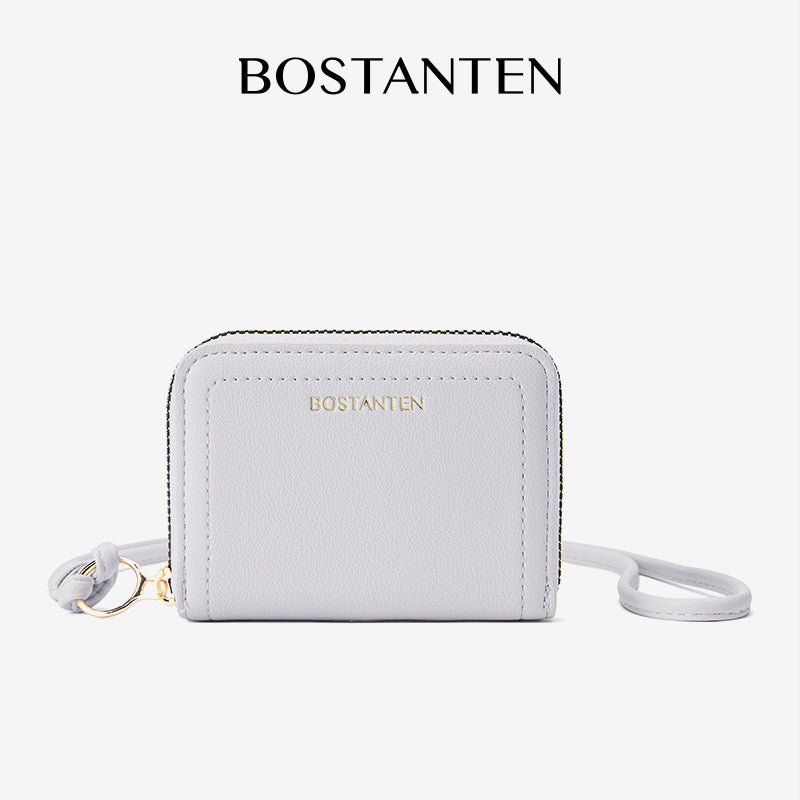 [Vallen Wallet] BOSTANTEN Small Wallet Women's 2 in 1 with strap Color Variatif