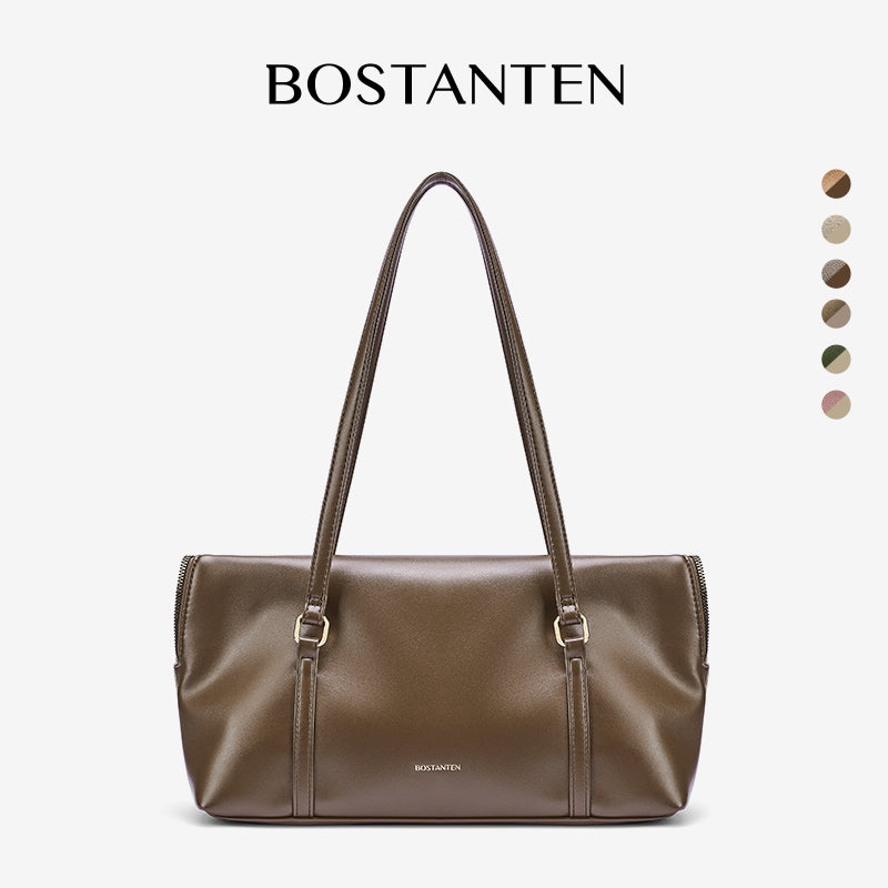 [Book Tote bag] BOSTANTEN Tote Bag Two-Sided – Shoulder Bag Large Elegant Korean Style