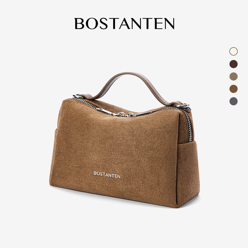 [Vanity Bag] BOSTANTEN Crossbody Bag Women's Premium Synthetic leather & Suede - Versatile 3in1 Handheld Crossbody Bag