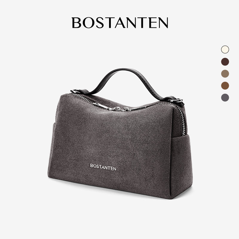 [Vanity Bag] BOSTANTEN Crossbody Bag Women's Premium Synthetic leather & Suede - Versatile 3in1 Handheld Crossbody Bag