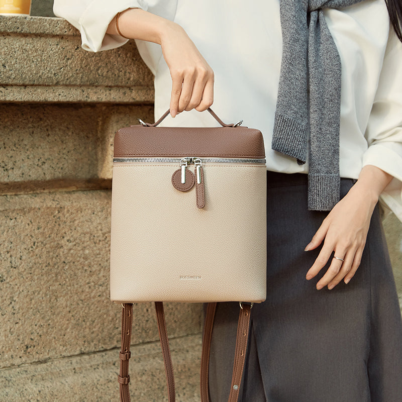 [Cendy Bag] BOSTANTEN Bag Women's 2 in 1 – Backpack & Crossbody Fashion from PU Leather Premium