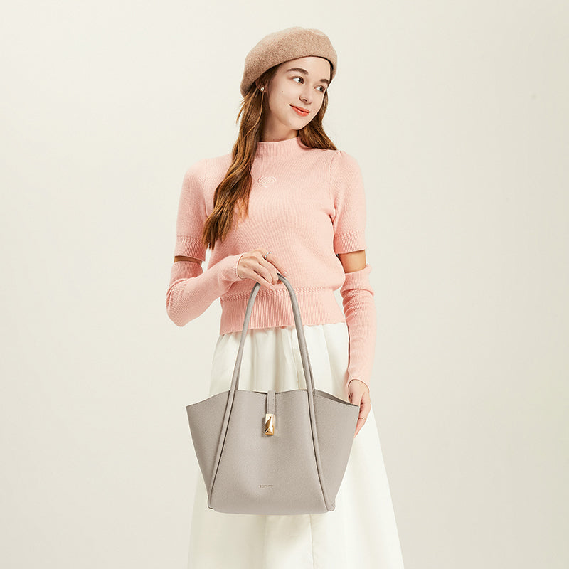 [Aggie Bag] BOSTANTEN Bag Women's 2 in 1 – Crossbody & Tote Synthetic leather