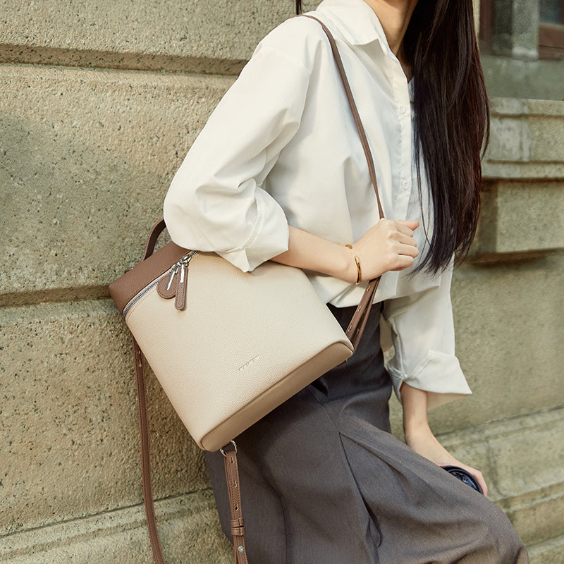 [Cendy Bag] BOSTANTEN Bag Women's 2 in 1 – Backpack & Crossbody Fashion from PU Leather Premium