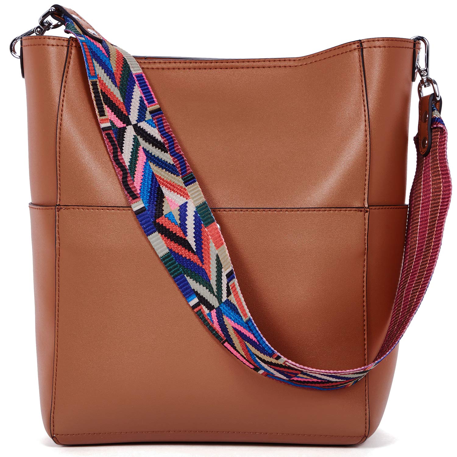 Bucket Bag for Women Vegan Leather | With 2 Shoulder Straps