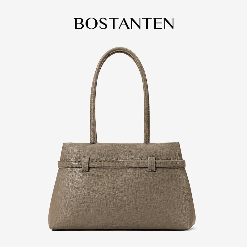 [Lock Tote bag] BOSTANTEN Tote bag PU leather Crossbody Bag Handbag Women's Korean Style Tote bag Women's