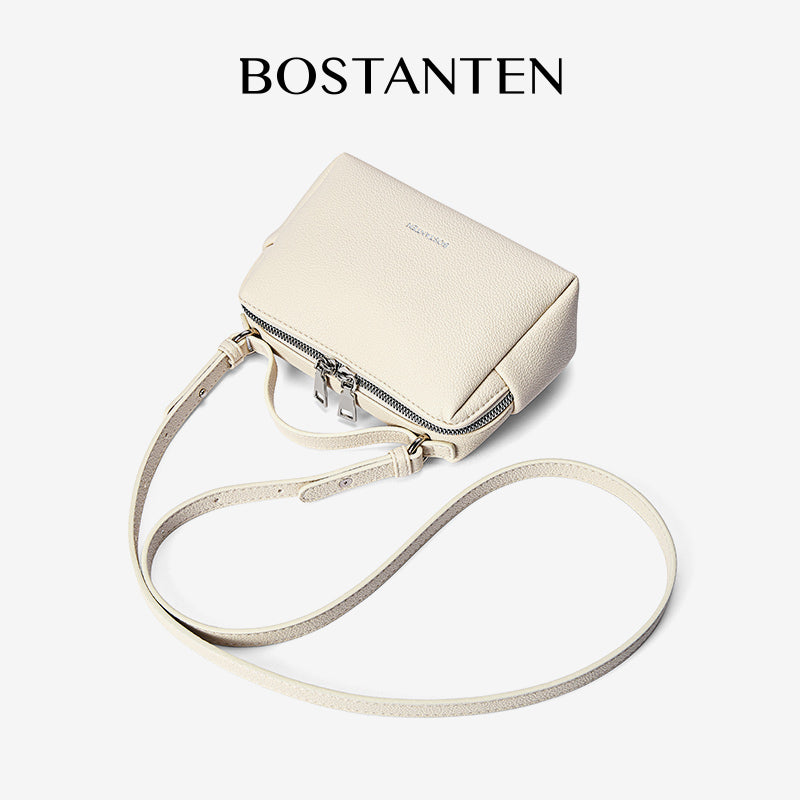 [Vanity Bag] BOSTANTEN Crossbody Bag Women's Premium Synthetic leather & Suede - Versatile 3in1 Handheld Crossbody Bag