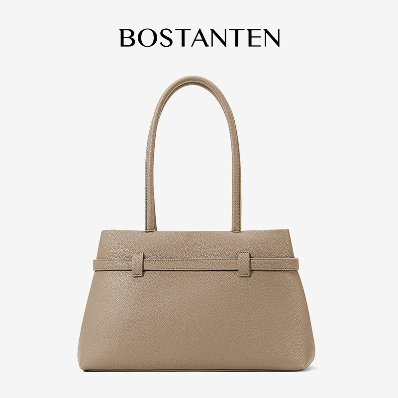 [Lock Tote bag] BOSTANTEN Tote bag PU leather Crossbody Bag Handbag Women's Korean Style Tote bag Women's