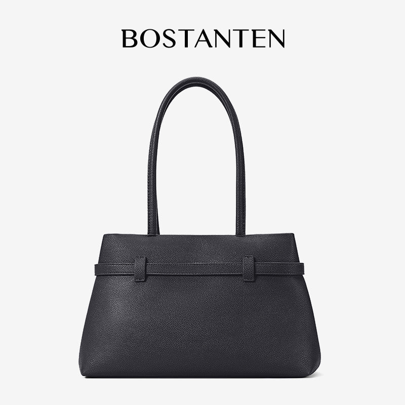 [Lock Tote bag] BOSTANTEN Tote bag PU leather Crossbody Bag Handbag Women's Korean Style Tote bag Women's