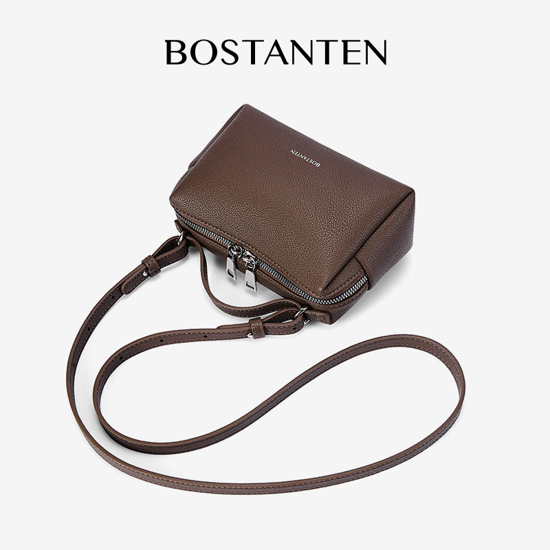[Vanity Bag] BOSTANTEN Crossbody Bag Women's Premium Synthetic leather & Suede - Versatile 3in1 Handheld Crossbody Bag
