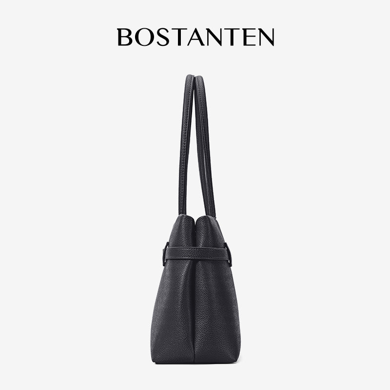[Lock Tote bag] BOSTANTEN Tote bag PU leather Crossbody Bag Handbag Women's Korean Style Tote bag Women's