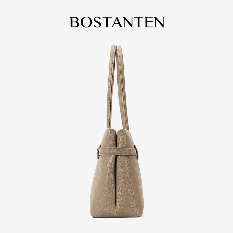 [Lock Tote bag] BOSTANTEN Tote bag PU leather Crossbody Bag Handbag Women's Korean Style Tote bag Women's