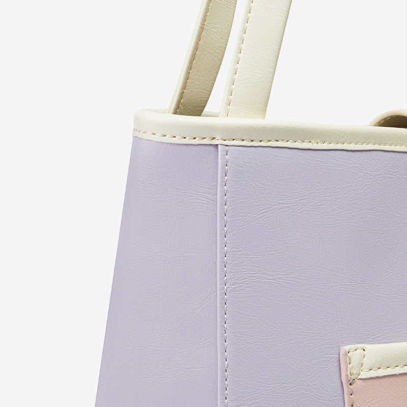 [Ice Cream Bag] BOSTANTEN Shoulder Bag Women's Hobo Bag 2025 Casual & Simple Tote Bag Shoulder College Korea Pu Bag Women's