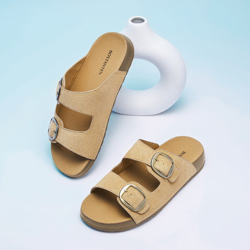 [Toast Shoes] BOSTANTEN Sandals Women's Half-Open Rubber sole Anti-slip