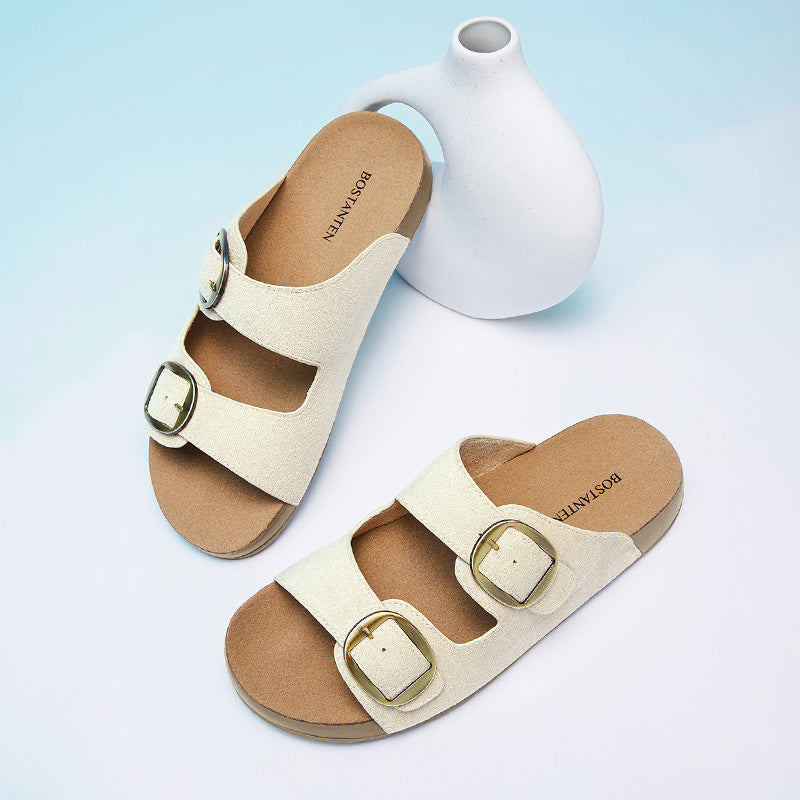 [Toast Shoes] BOSTANTEN Sandals Women's Half-Open Rubber sole Anti-slip