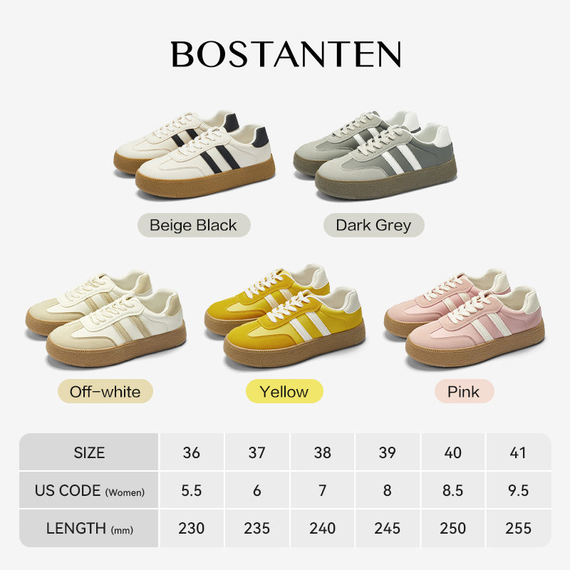 [Kelly Shoes] Bostanten Shoes Sneakers Women's Sam-ba Shoes casual New
