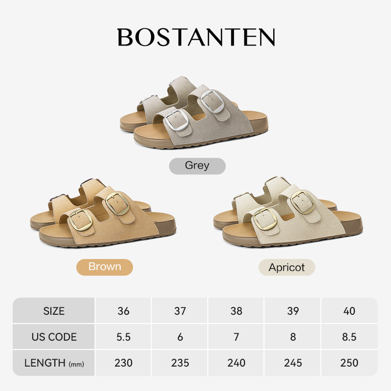 [Toast Shoes] BOSTANTEN Sandals Women's Half-Open Rubber sole Anti-slip