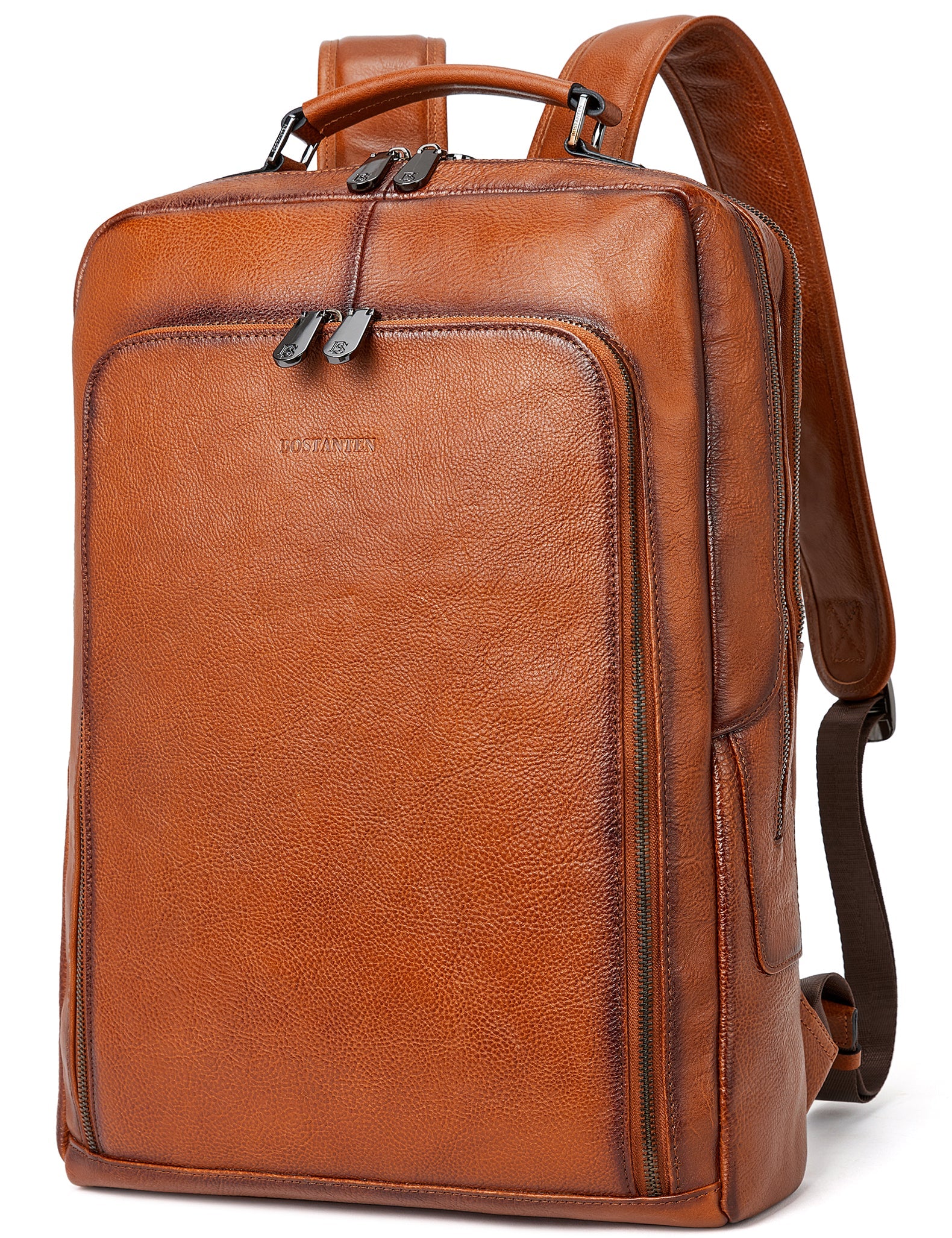Large Vintage Travel Backpack for Men - Accordion Structure